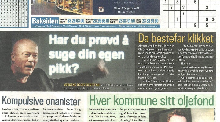 PFU: Det er lov å tulle med en sint Oftebro og et gammelt bilde hvor han spør om du har...