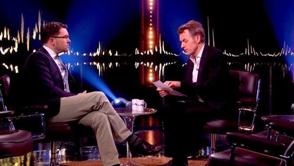 Skavlan nekter å beklage overfor Åkesson