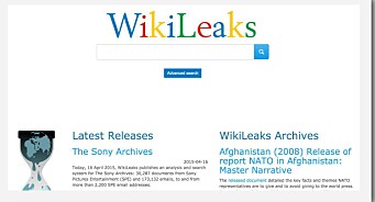 WikiLeaks publiserer 30.000 dokumenter fra dataangrepet mot Sony Pictures