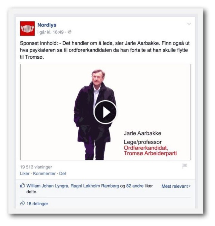 Ap sier nei til politisk reklame på TV. Men selv kjøper de filmer og «reportasjer» på nett
