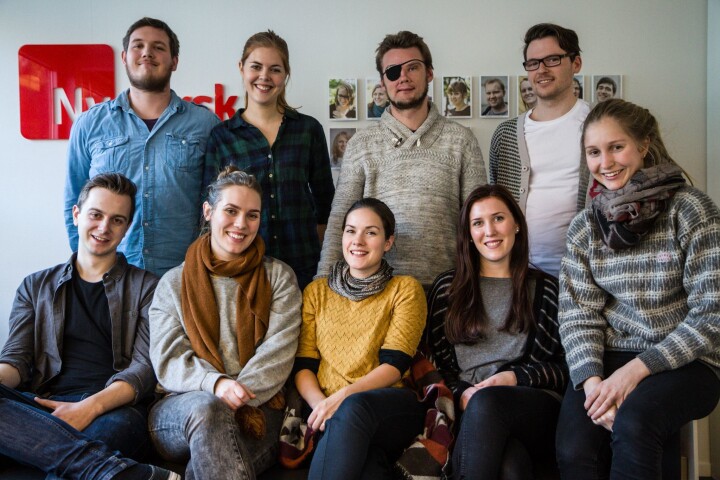 Her set dei «noregsrekord i effektiv journalist-utdanning»! Og den er det rekordmange som vil ha