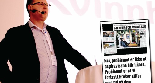 Tomas Bruvik svarer i «papir-debatten»: - Vi er ikkje digitale sinker