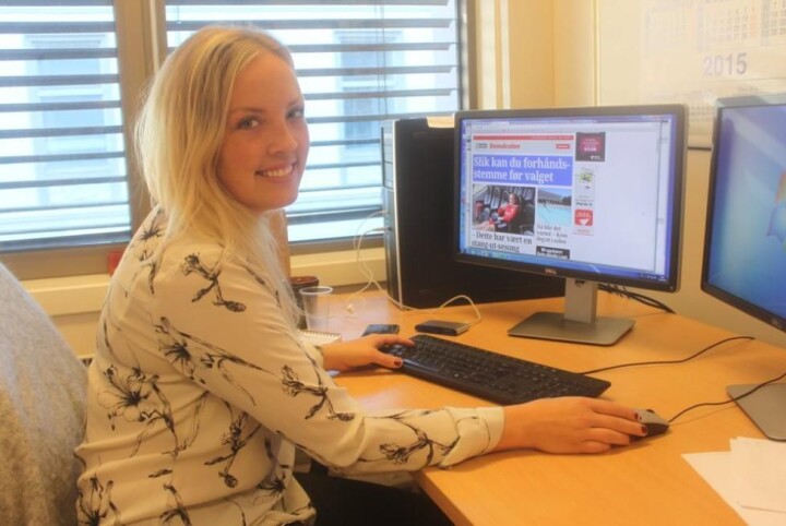 Kristin (25) har fått fast jobb i Demokraten