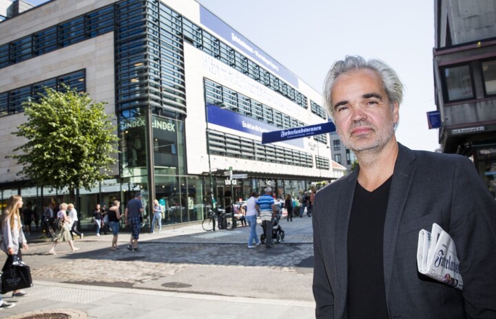 Eivind Ljøstad, sjefredaktør i Fædrelandsvennen.