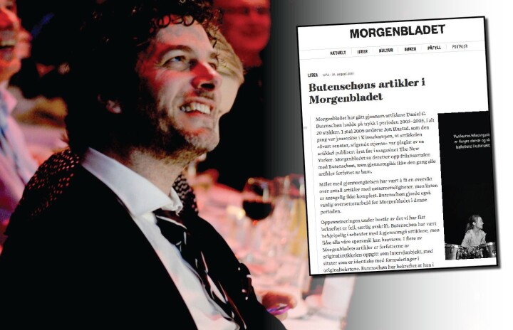 Butenschøn skrev 20 artikler for Morgenbladet. Nå har avisa funnet plagiat i 10 av dem