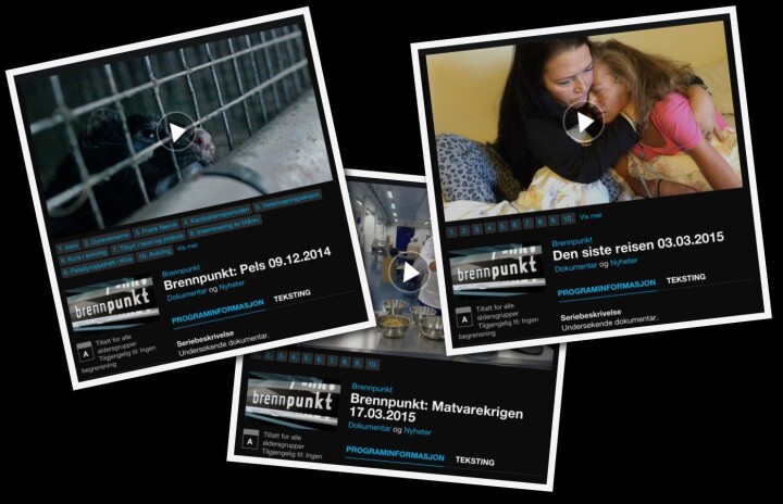 Tre PFU-klager for NRK Brennpunkt tirsdag: Pels, assistert selvmord og matvarekrig