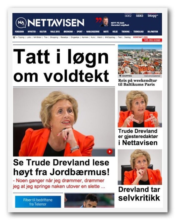 Nettavisen: - Ja, her ble det nok litt for mye Drevlands tran