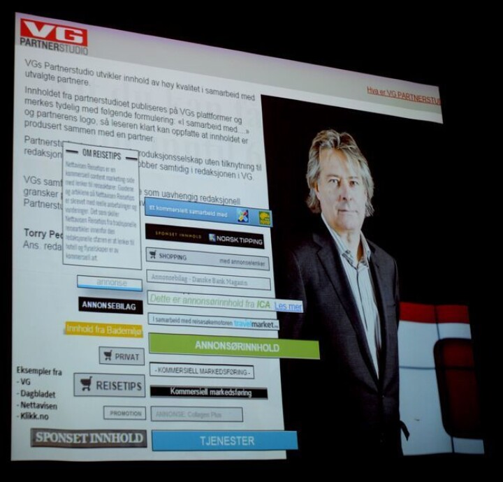 - En journalist sa: «Kan vi ikke bare kalle det reklame? Det er det eneste ordet min mor skjønner»