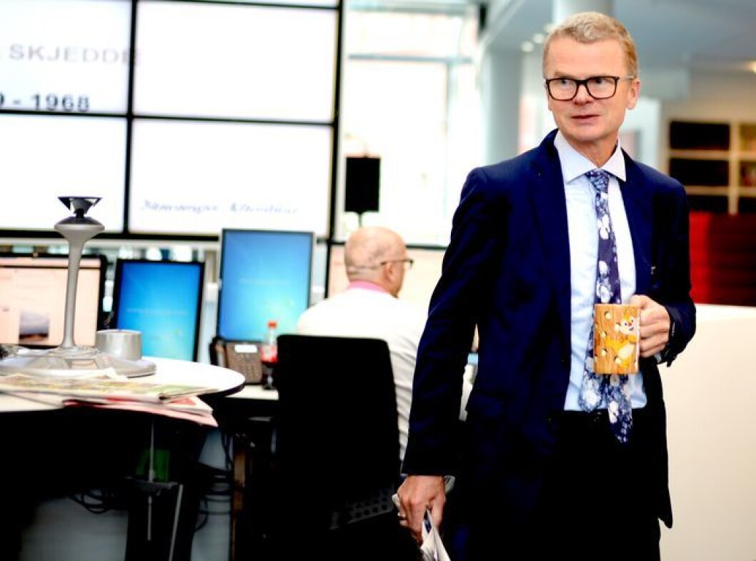 Sjefredaktør Lars Helle i Stavanger Aftenblad. Sjefredaktør Lars Helle i Stavanger Aftenblad.