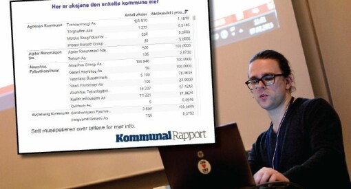 Gullgruve for journalister: Kommunal Rapport med oversikt over aksjene til alle norske kommuner
