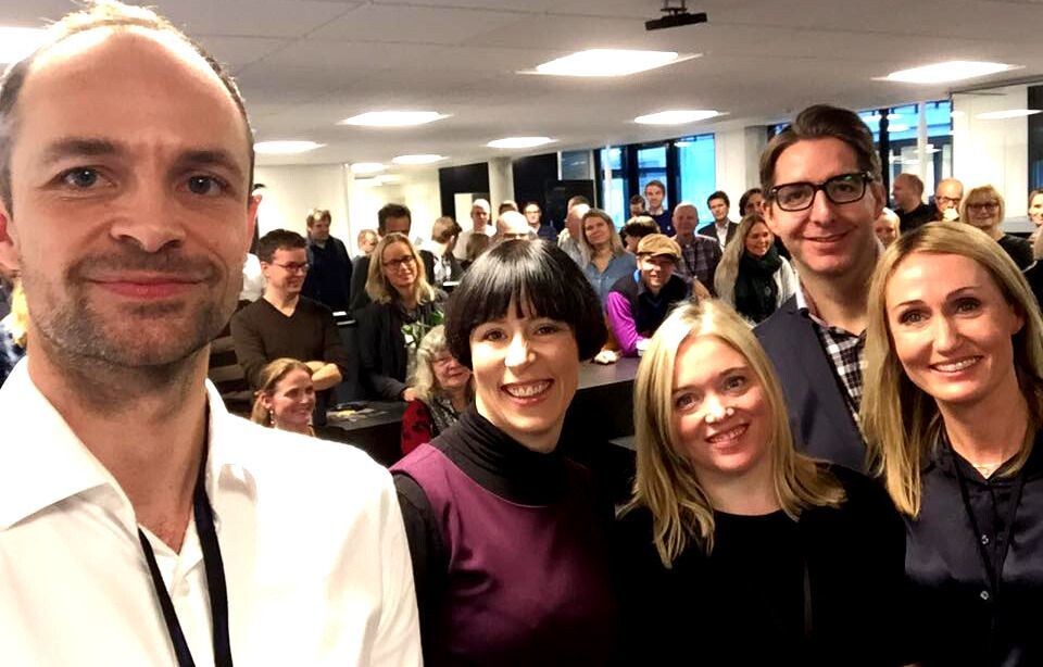Den gang da: Tor Olav Mørseth presenterte sin nye ledergruppe. Fra venstre: Tor Olav Mørseth, Ingeborg Volan, Tone Sofie Aglen, Sondre Mikal Alvær og Kirsti Husby. Den gang da: Tor Olav Mørseth presenterte sin nye ledergruppe. Fra venstre: Tor Olav Mørseth, Ingeborg Volan, Tone Sofie Aglen, Sondre Mikal Alvær og Kirsti Husby.