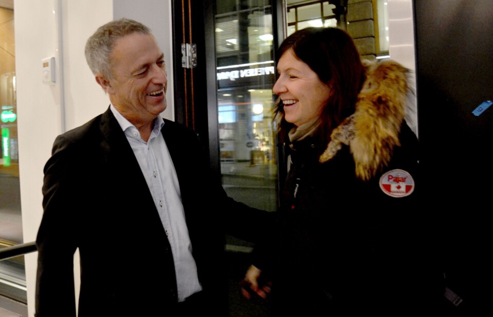 Tre års venting er over: I dag kunne Are Stokstad endelig ønske velkommen til Amedias eget hus