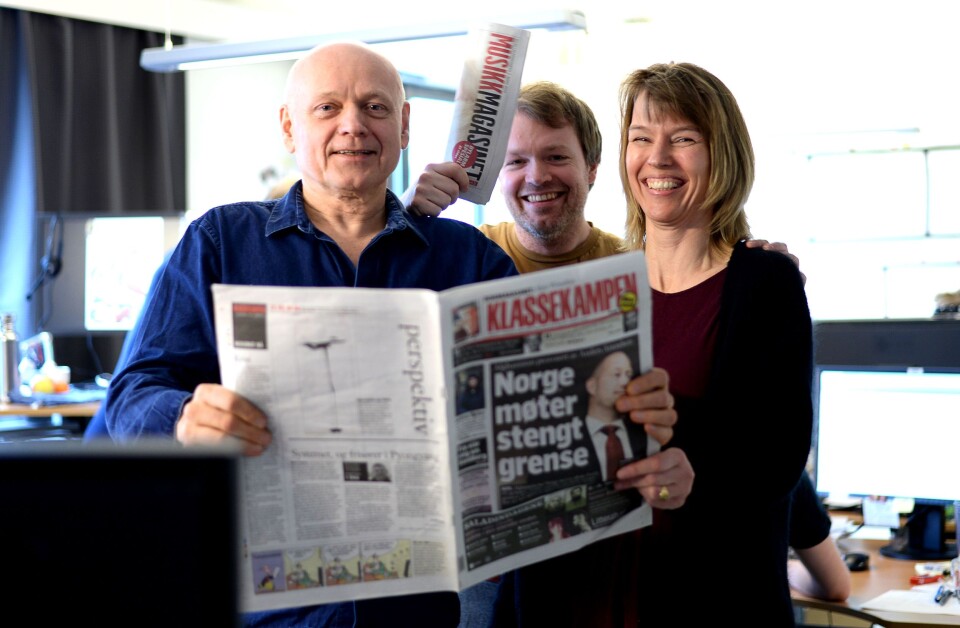 Markedssjefen rykker opp: Christian Samuelsen blir direktør i Klassekampen