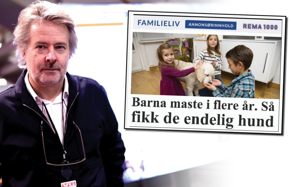 Han har gjort som PFU sa: Nå heter det ikke «VG Familieliv», og alt er merket «annonsørinnhold»