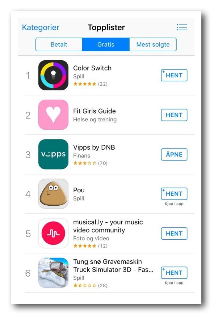 Målet var ikke å lansere en app, men å skape et nytt ord. Og nå er det over 1 million som vippser