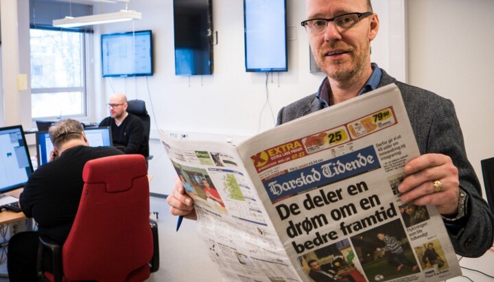 Kjell Rune Henriksen, ansvarleg redaktør i Harstad Tidende.