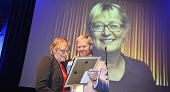Siden 1979 har hun satt sitt preg på NRK. Lørdag fikk Kari Sørbø hederspris på Hell