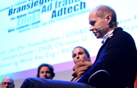 Per Håkon Fasting, konserndirektør annonse i Schibsted Media. Bildet er fra Den store annonsørdagen i oktober 2015. Per Håkon Fasting, konserndirektør annonse i Schibsted Media. Bildet er fra Den store annonsørdagen i oktober 2015.