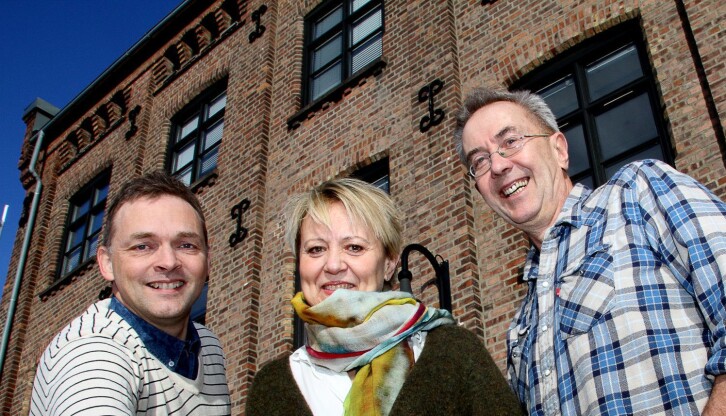 Fra venstre: Akersposten-redaktør Fredrik Eckhoff, Hanne Bae Ottho og Vidar Bakken.