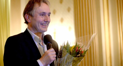 Helge Simonnes fikk årets hederspris fra Oslo redaktørforening - her er hans muntre takketale