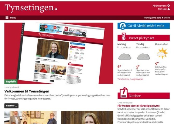To nye lokale nettaviser har sett dagens lys. Tynsetingen og iSolør på lufta