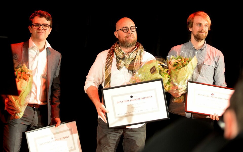 Den store journalistprisen 2016 ble delt mellom Vegard Venli for åpenhetskampen, og Dagbladet for Våtdraktmysteriet.