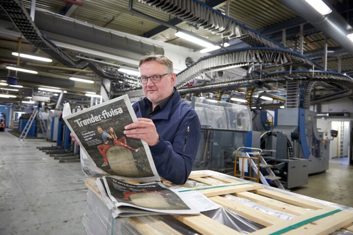 Sjefredaktør og konstitutert adm. dir John Arne Moen i Trønder-Avisa.