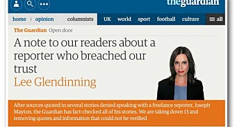 Britisk presseskandale: Frilanser fikk fiktive intervjuer og reportasjer på trykk i The Guardian