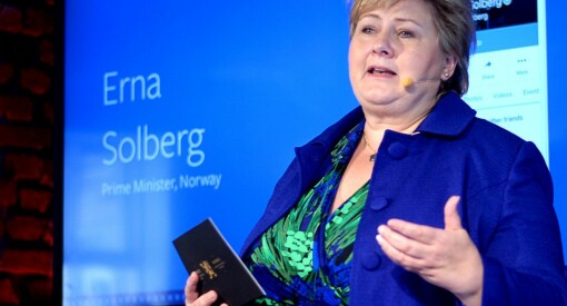 TV: Erna Solberg er lei av algoritmene i Facebook-feeden. Vil ikke behandles som en dame i 50-åra