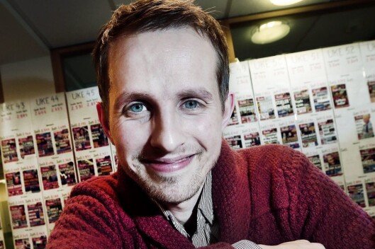 Helge Nitteberg, sjefredaktør i Nordlys. Helge Nitteberg, sjefredaktør i Nordlys.