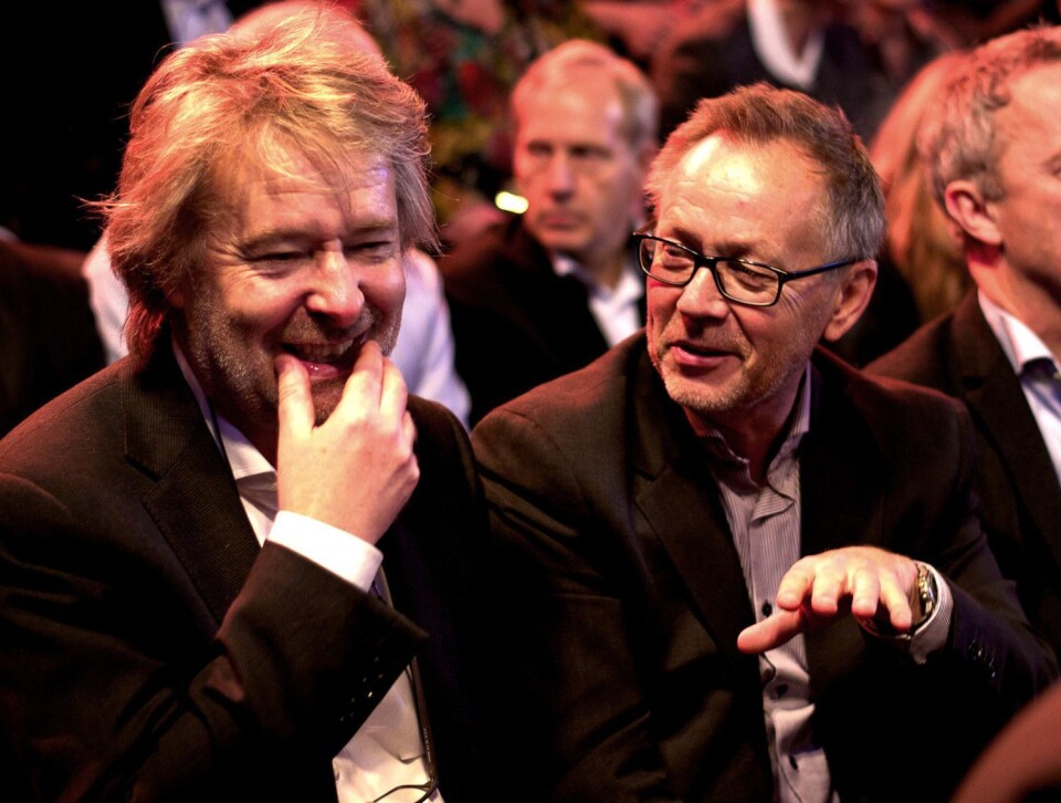 John Arne Markussen (t.h.), sjefredaktør i Dagbladet. Til venstre avtroppende VG-sjef Torry Pedersen. John Arne Markussen (t.h.), sjefredaktør i Dagbladet. Til venstre avtroppende VG-sjef Torry Pedersen.
