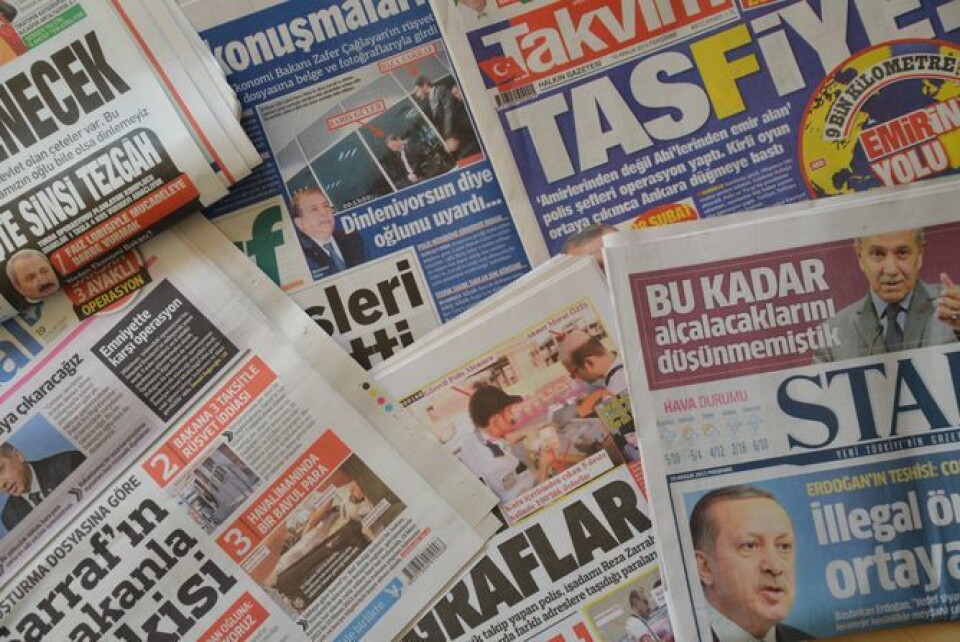 Norske medier snakker om at pressefriheten i Tyrkia er under press. Hvilken pressefrihet?
