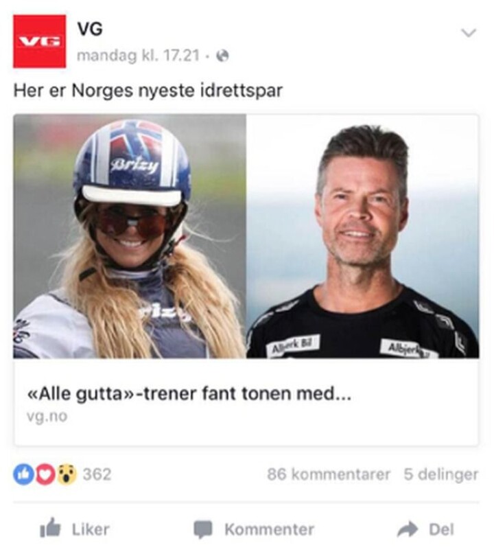 Halvparten av det mediehusa deler på Facebook er på sida av samfunnsoppdraget. Og kvar fjerde deling er ei «klikksak»
