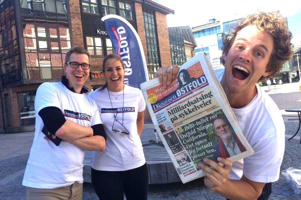 I 87 år har Halden Arbeiderblad stått like trygt som Fredriksten festning. Så kom aviskrigen til byen. Og resten av Østfold