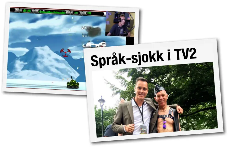 Tabbedag i TV-bransjen: TV 2 publiserte tullesak med BDSM-bilde. Mens NRK Debatt strømmet gaming på Facebook
