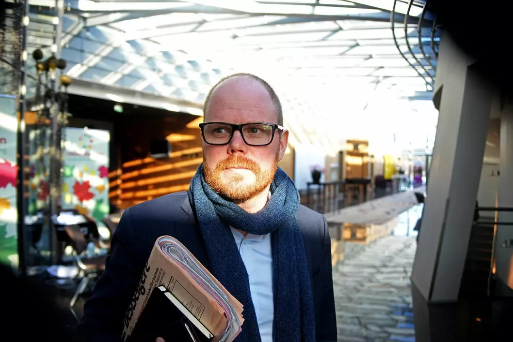 Gard Steiro overtar som sjefredaktør og direktør i VG. Her fra høsten 2016 på Hauststormen i Bergen.
