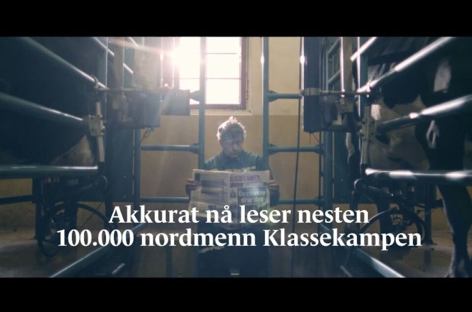 Klassekampen klinket til med tidenes 60-årsgave til Bjørgulv Braanen: Sjefredaktøren fikk oppfylt drømmen om reklamefilm på TV