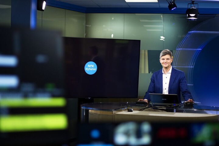 Her styrer programleder Odd Rune Wolden Midtnytt nesten på egen hånd. Nå rulles selvkjøring ut i hele NRK