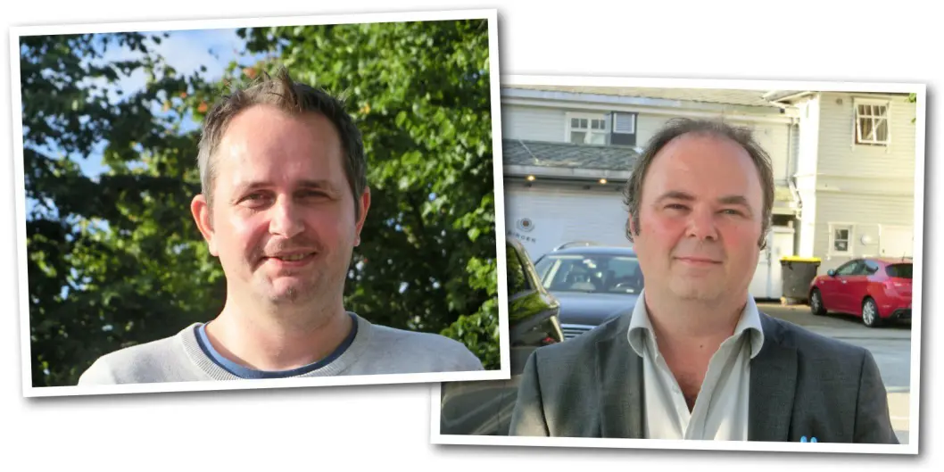 Disse karene sørger for at Sandnesposten får stadig nye abonnenter: Cato Thrane Årbø (t.v.) og Sven Magne Anda. Disse karene sørger for at Sandnesposten får stadig nye abonnenter: Cato Thrane Årbø (t.v.) og Sven Magne Anda.