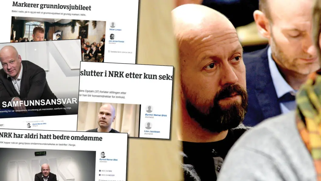 NRK opererer i beste fall i gråsonen på NRK.no når det gjelder journalistikk og kommunikasjon. Etikkredaktør Per Arne Kalbakk lover å skjerpe rutinene. (Montasje) NRK opererer i beste fall i gråsonen på NRK.no når det gjelder journalistikk og kommunikasjon. Etikkredaktør Per Arne Kalbakk lover å skjerpe rutinene. (Montasje)