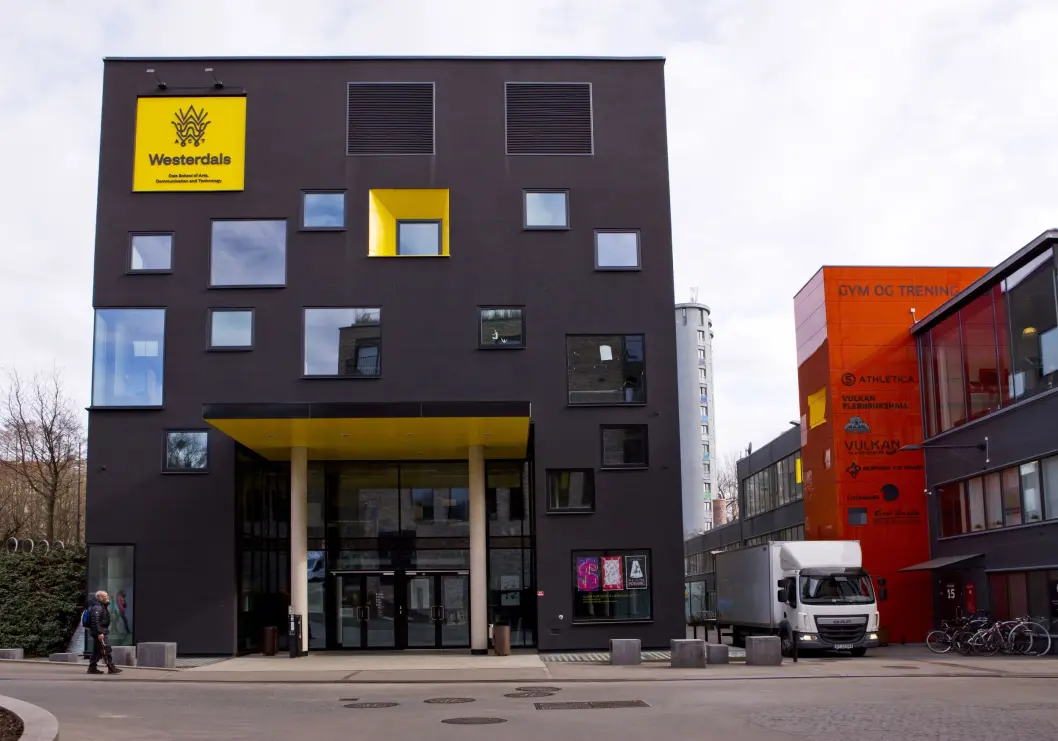 Westerdals Oslo School of Arts, Communication and Technology (Westerdals Oslo ACT) ved Vulkan nederst på Grünerløkka. Foto: Thomas Brun / NTB scanpix Westerdals Oslo School of Arts, Communication and Technology (Westerdals Oslo ACT) ved Vulkan nederst på Grünerløkka. Foto: Thomas Brun / NTB scanpix