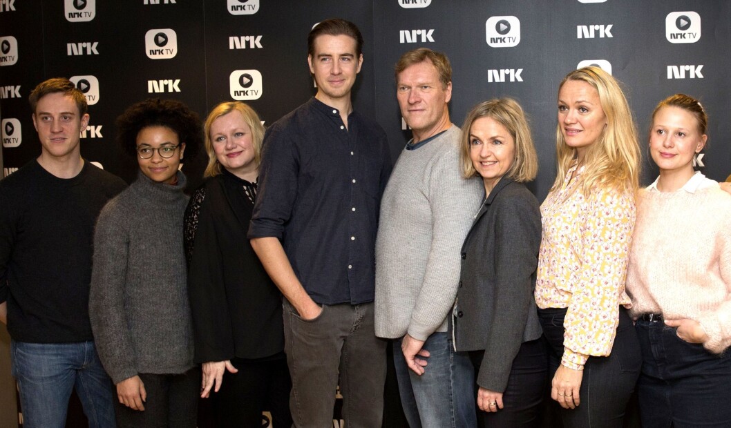 Mikkel Bratt Silset, Ameli Isungset Agbota, Laila Goody, Pål Sverre Haga, Sven Nordin, Pia Halvorsen, Ellen Birgitte Winther og Gina Cornelia Pedersen spiller i serien. NRK presenterte sin nye serie " Valkyrien" som kommer på skjermen på nyåret i 2017 mandag i Oslo. Mikkel Bratt Silset, Ameli Isungset Agbota, Laila Goody, Pål Sverre Haga, Sven Nordin, Pia Halvorsen, Ellen Birgitte Winther og Gina Cornelia Pedersen spiller i serien. NRK presenterte sin nye serie " Valkyrien" som kommer på skjermen på nyåret i 2017 mandag i Oslo.
