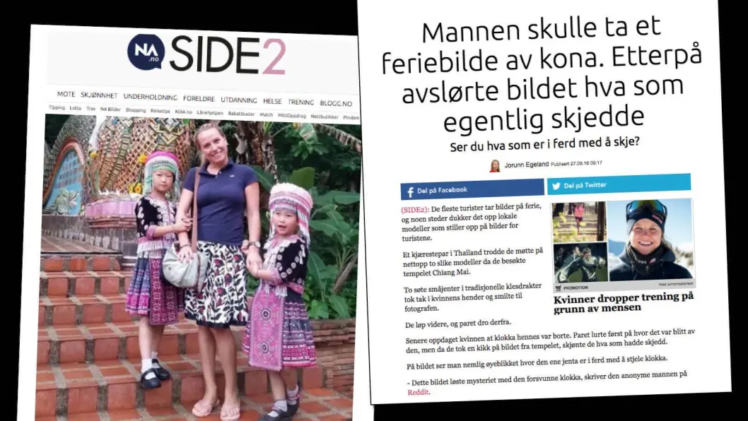 Fra Nettavisens opprinnelige sak, som nå er slettet. Fra Nettavisens opprinnelige sak, som nå er slettet.