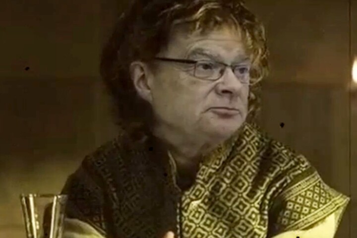 Faksimile fra Harald Zwart og Demokratens satiriske film «Kong Jon-Ivar og de onde varslerne». (Faksimile)