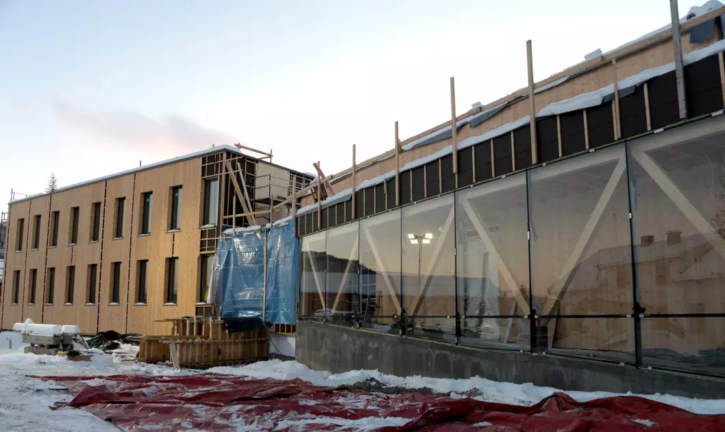 Er dette også «verdens mest miljøvennlige bygg?» Campus Evenstad til Høgskolen i Hedmark.