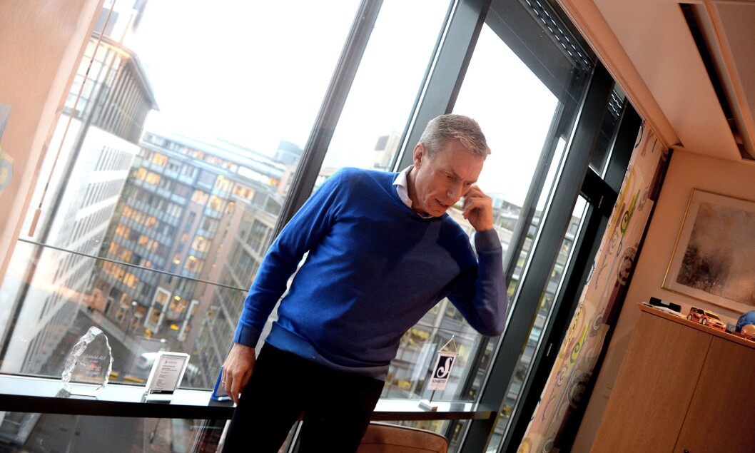 SER TIL VG-HUSET: Fra 9. etasje har Ryssdal utsikt til både tingretten, VG-huset i Akersgata 55, og store deler av byen på dager med mindre tåke. SER TIL VG-HUSET: Fra 9. etasje har Ryssdal utsikt til både tingretten, VG-huset i Akersgata 55, og store deler av byen på dager med mindre tåke.