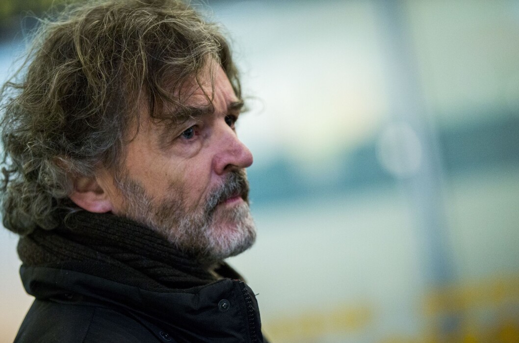 Ny Tid-redaktør Truls Lie. Bildet er tatt våren 2016 i forbindelse med hjemkomsten til journalist Øystein Windstad etter et angrep i Ingusjetia. Ny Tid-redaktør Truls Lie. Bildet er tatt våren 2016 i forbindelse med hjemkomsten til journalist Øystein Windstad etter et angrep i Ingusjetia.