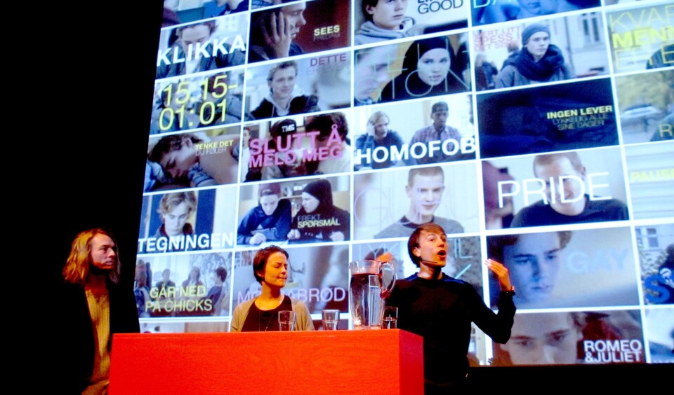 I samtale: Psykolog Peder Kjøs, FRI-leder Ingvild Endestad og medieviter Ådne Feiring. I samtale: Psykolog Peder Kjøs, FRI-leder Ingvild Endestad og medieviter Ådne Feiring.