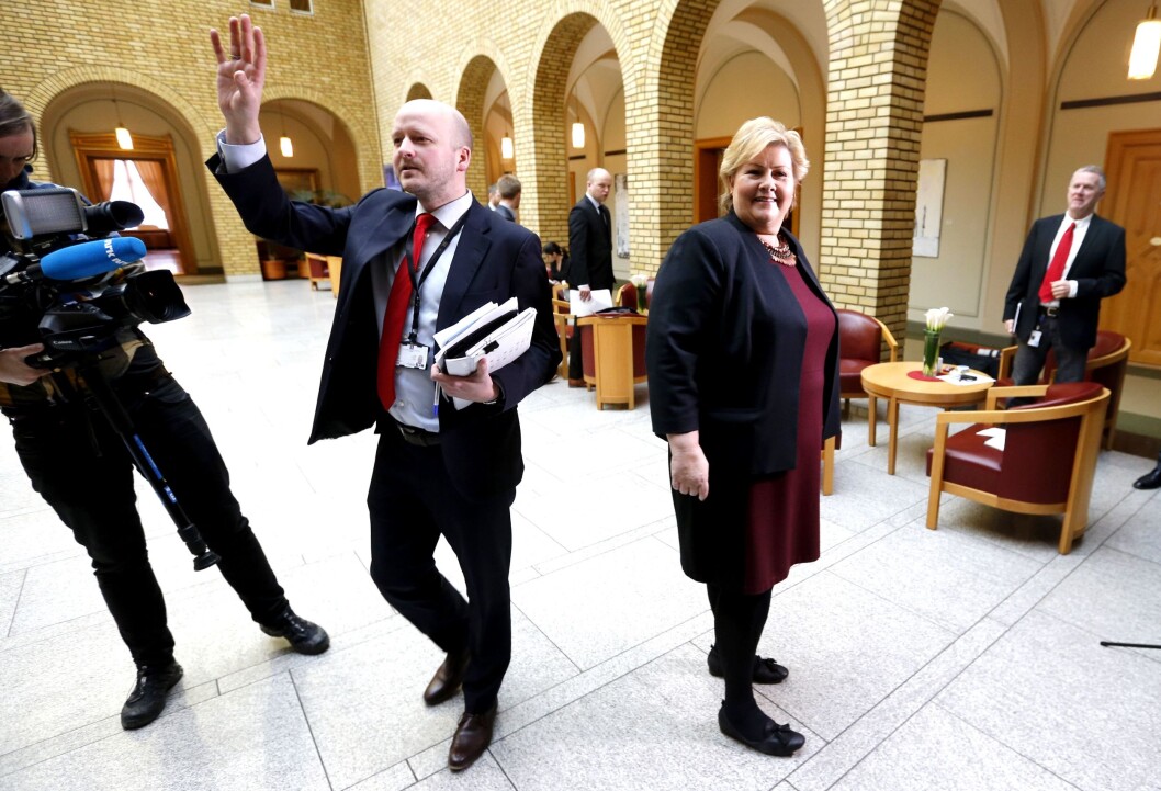 Sigbjørn Aanes var gjennom mange år Erna Solbergs nærmeste medarbeider. Sigbjørn Aanes var gjennom mange år Erna Solbergs nærmeste medarbeider.
