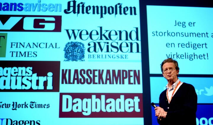 Hans Geelmuyden, her på Hellkonferansen 2017. Hans Geelmuyden, her på Hellkonferansen 2017.
